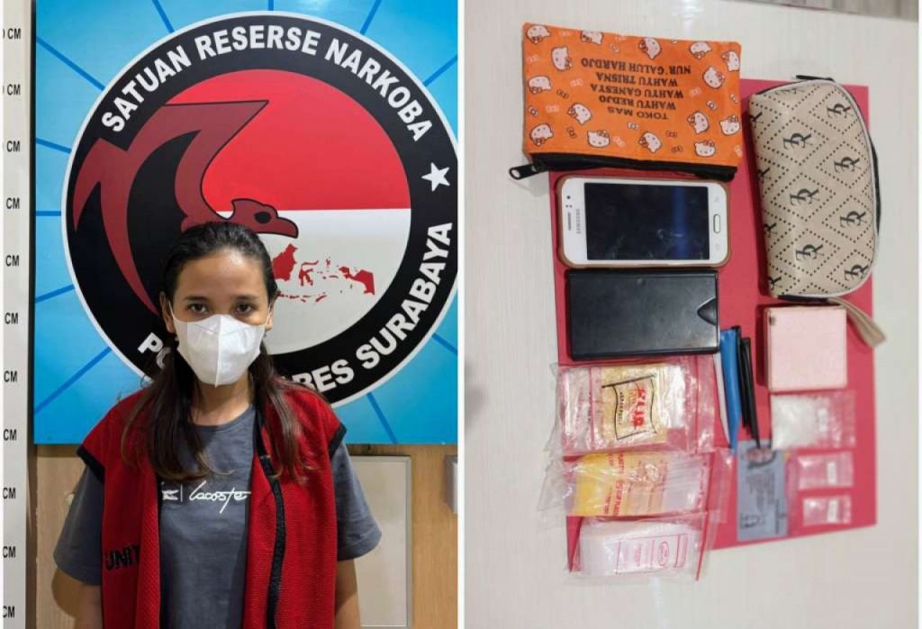 Polrestabes Surabaya Ciduk IRT Banyu Urip Wetan, Amankan Sabu 10 Gram di Kotak Pink