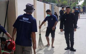 Rumah Tahanan Negara Kelas IIB Balige Komitmennya Menjaga Kebersihan Lingkungan