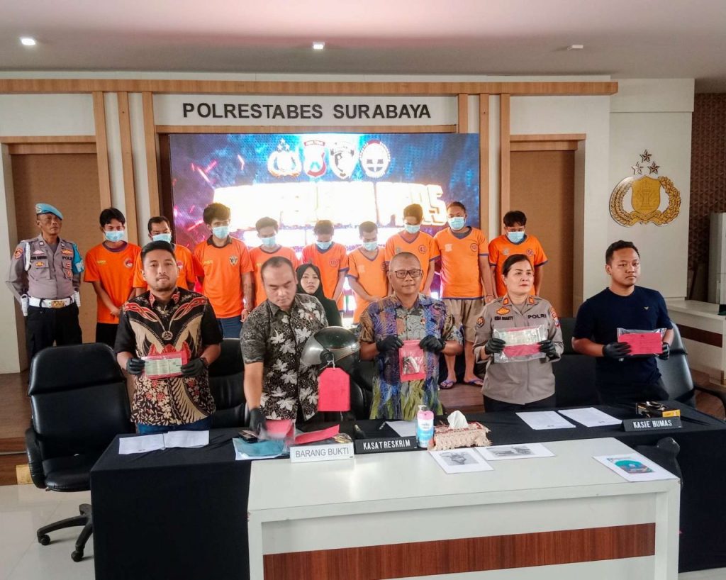 Polrestabes Surabaya Bekuk Residivis Curanmor Beraksi di Sepuluh Titik Termasuk Kos Mahasiswa