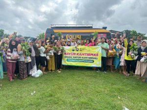 Wayang Golek Masuk Kampung, Polresta Banyuwangi Sampaikan Pesan Kamtibmas Sambil Bagi Sembako