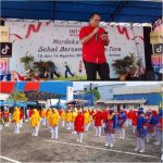 Pesta Kuliner Nusantara di Interio Home Furnishing Cengkareng Dibuka dengan Senam Tera
