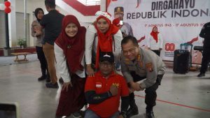 HUT RI ke-80 di Kampung Bebas Narkoba Surabaya: Difabel Antusias Ikut Lomba