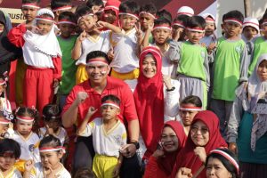 Perayaan HUT RI ke-80 Polrestabes Surabaya Penuh Kebersamaan dan Keceriaan