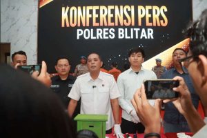 Polres Blitar Ungkap 3 Kasus Pencurian: Kotak Amal di TPU hingga Curanmor, Empat Pelaku Ditangkap