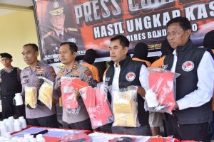 Operasi Tumpas Narkoba 2025: Polres Bondowoso Tangkap 11 Tersangka, Sita 241 Ribu Okerbaya dan Sabu