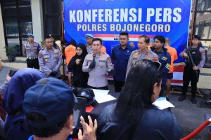 Polres Bojonegoro Bongkar Sindikat Curanmor Antar Kabupaten, Lima Pelaku Dibekuk