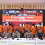 Operasi Tumpas Semeru 2025: Polres Probolinggo Kota Ringkus 10 Tersangka Narkoba