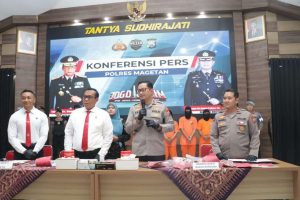 Polres Magetan Grebek Komplotan Perampok Minimarket Lintas Provinsi, 2 Pelaku Tertangkap!