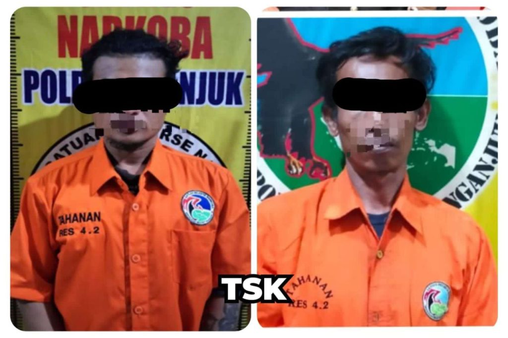 Polres Nganjuk Tangkap Dua Pengedar Sabu di Kertosono dan Tanjunganom