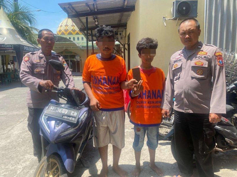 Polisi Ringkus Duo Jambret HP Mahasiswi di Jembatan Kedinding Surabaya