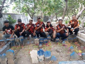 Ziarah Kader Pemuda Pancasila Surabaya ke Makam Bukori, Tokoh Sawahan