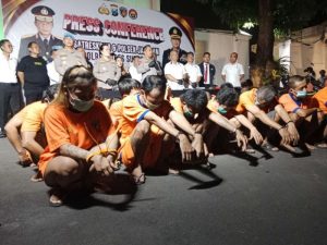 Polrestabes Surabaya Ungkap 43 Kasus Curanmor, 42 Tersangka Ditangkap