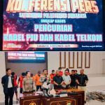 Polrestabes Surabaya Ringkus Tiga Pencuri Kabel Telkom di Pacar Kembang