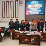 Polrestabes Surabaya Tangkap 8 Pelaku Curas dan Pengeroyokan Pelajar di Karah Jambangan