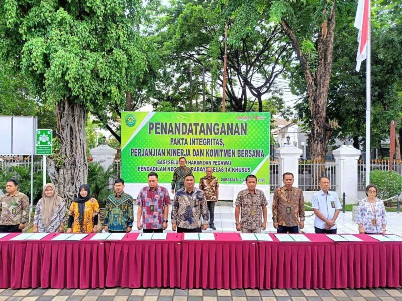 Awali 2026, PN Surabaya Tegaskan Integritas dan Perbaiki Layanan Publik