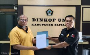 LBH Cakram Resmi Laporkan Dugaan Pembobolan Kantor KSP Sri Semar Sakti ke Dinkop Usaha Mikro Kabupaten Blitar