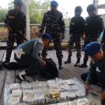 Lagi, TNI Gagalkan Penyelundupan 48,54 Kg Sabu di Perairan Dumai