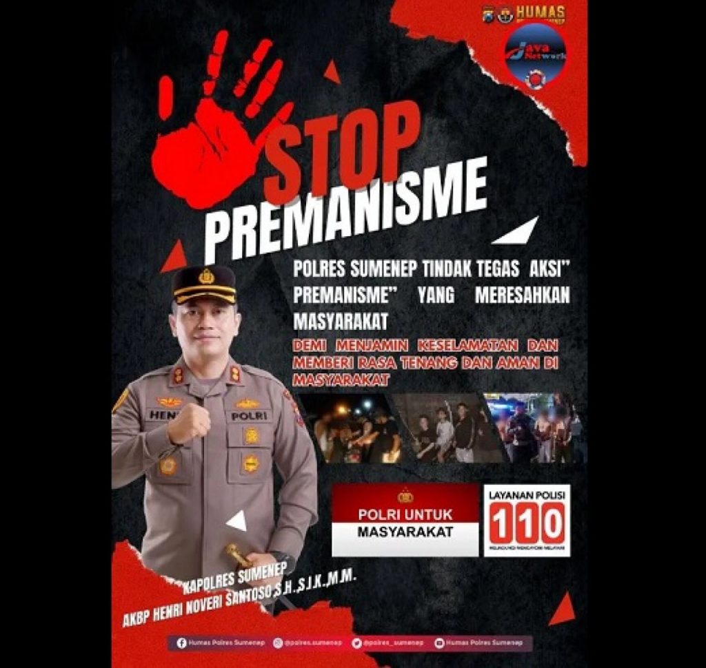 Wujudkan Keamanan Kondusif, Polres Sumenep Siap Berantas Premanisme