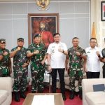 Jalin Silaturahmi Dengan Pemda Gowa, Pangdivif 3 Kostrad Sambangi Bupati Gowa