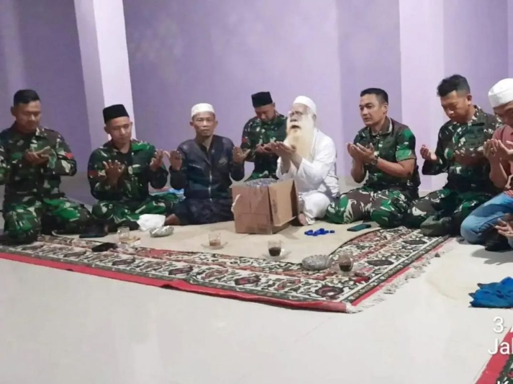 Rebut Hati Rakyat Ikat Silaturahmi, Yonif M 318 Kostrad Kunjungi Tokoh Agama di Banten