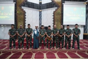 Peringatan Nuzulul Qur’an 1444 H Penuh Hikmat, Prajurit dan Pns Makostrad