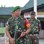 Danrem 174/ATW Pimpin Upacara Penerimaan dan Pelepasan Satgas Pam Obvitnas PT. Freeport Indonesia