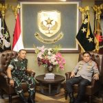 Tingkatkan Sinergitas TNI-POLRI, Pangdam Jaya Sambut Kunjungan Kapolda Metro Jaya