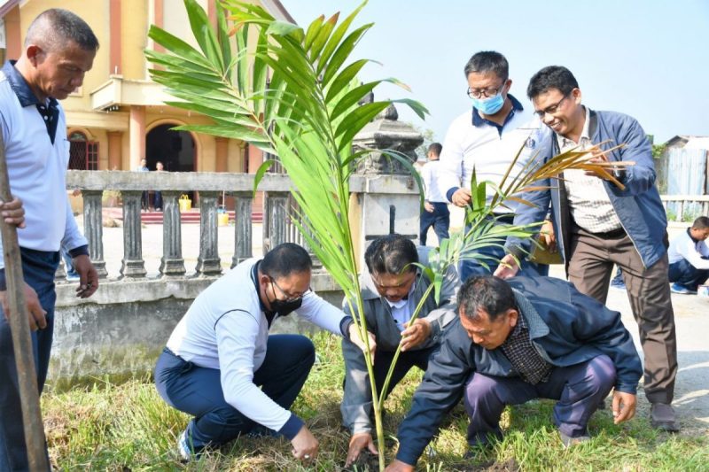 Bakti Sosial Lantamal I, Pembersihan Rumah Ibadah GKPS Kampung Salam Belawan Dalam Rangka Paskah Tahun 2023