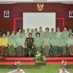 Perayaan HUT Persit KCK ke 77 Tahun di Cabang XV Kodim 0501 PD Jaya