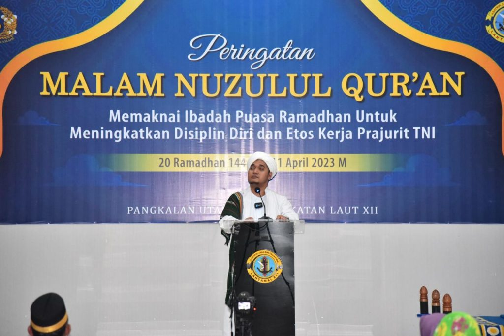 Maknai Ibadah Puasa Ramadhan, Lantamal XII Peringati Malam Nuzulul Qur’an