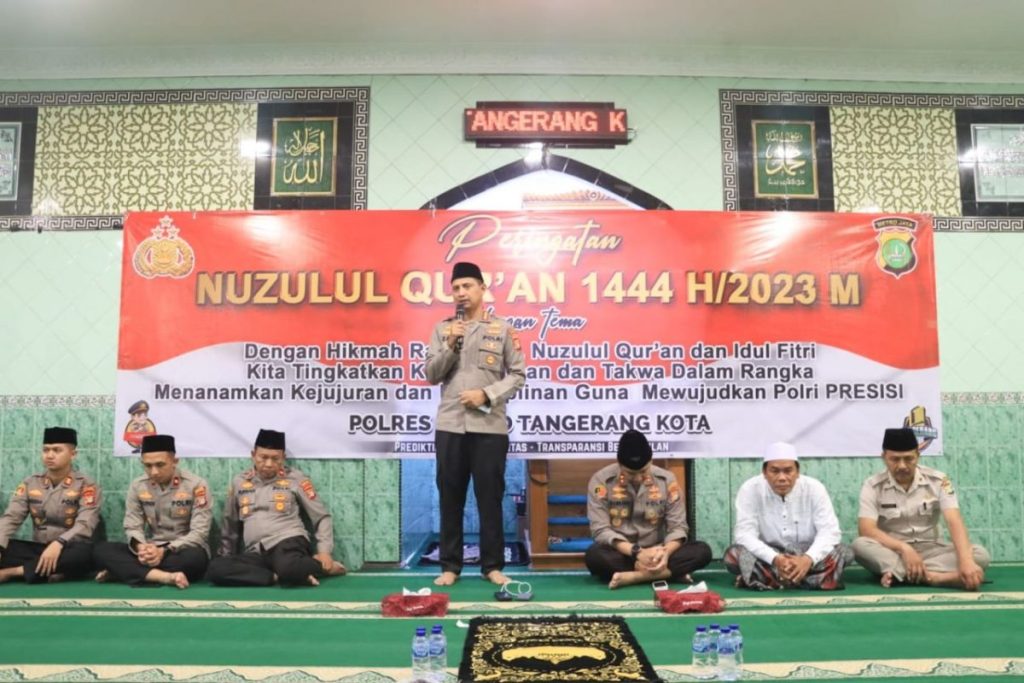 Polres Metro Tangerang Kota Gelar Nuzulul Qur’an, Ini Pesan Kapolres