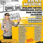 Polres Metro Tangerang Kota Buka Layanan Titip Kendaraan Gratis Selama Lebaran