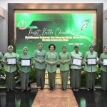 Dalam Perayaan HUT Persit KCK ke 77 Tahun Cabang XV Kodim 0501 PD Jaya Raih 2 Trofy Juara Tingkat PD