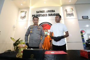 Satresnarkoba Polrestabes Surabaya Tangkap Pengedar, Amankan 51,86 Gram Sabu Sabu dan Timbangan Elektric