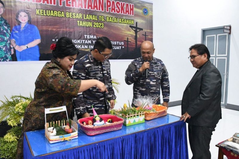 Khidmat Paskah Dirasakan Segenap Keluarga Besar Nasrani Lanal TBA