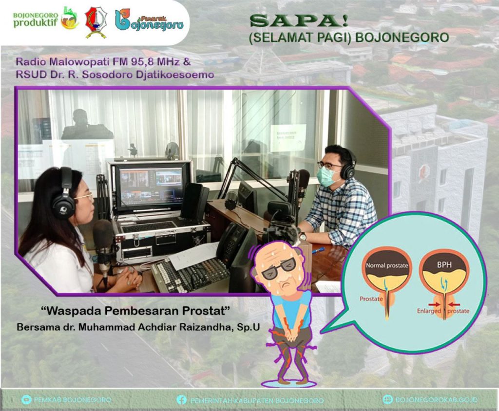 Lewat SAPA !, Malowopati, Pemkab Bojonegoro Ajak Warga Cegah Gangguan Prostat