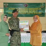 Berikan Penghargaan Kepada Keluarga Seroja, Kunjungi Warakawuri Peringati HUT Ke- 71 Yonif PR 330 Kostrad