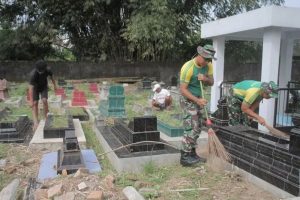 Manunggal dan Dicintai Rakyat, Yonif MR 413 Kostrad Karya Bakti Bersama Unsur Pemda dan Masyarakat