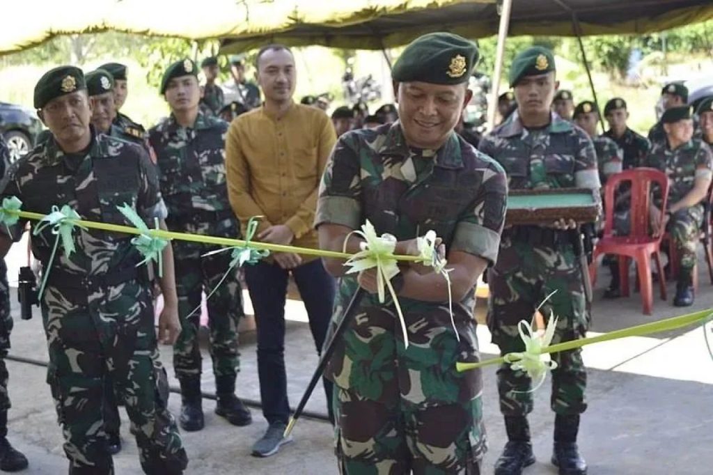 Yonarmed 13 Divif 1 Kostard Kerjasama dengan Yayasan Alwasilah Resmikan Pembangunan Masjid Jami AR-Rahim