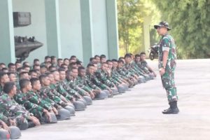 Jalin Ikatan Batin dan Kedekatan Prajurit, Santi Aji Komandan Batalyon Untuk Prajurit