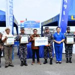 Pembagian Paket Lebaran dan Bazar Murah Di Lantamal I Belawan Diserbu Pengunjung