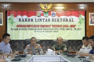 H-7 Jelang Lebaran, Kodim 0505/JT, Polres, Satpol-PP dan Dishub Rakor Operasi Ketupat Jaya 2023