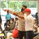 Pastikan Keamanan Pemudik H-7, Kombes Pol Komarudin Tinjau Stasiun Senen