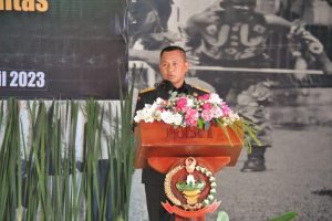 Pesan Danrem 174/ATW Pada HUT Persit Ke-77 “Sebagai Istri Seorang Prajurit TNI harus Mampu Mengemban Peran Multi Ganda”