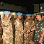 Satgas KIZI TNI Konga XX-/MONUSCA Kodam Jaya Kembali Ke Tanah Air