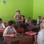 Cegah Tawuran, Babinsa Sambangi Sekolah di Wilayahnya