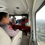 Kapolri Naik Heli Pantau Langsung Arus Mudik di Jalan Tol dan Arteri