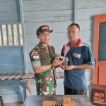 Satgas Yonarhanud 3/YBY Kembali Terima Penyerahan Senpi Ilegal