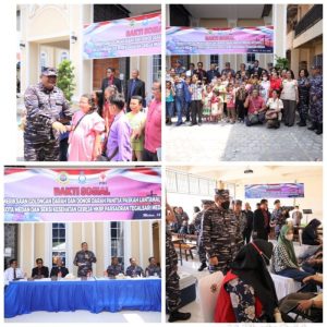 Lantamal I Bekerjasama Gereja HKBP Parsaoran Tegalsari dan PMI Kota Medan Gelar Baksos dan Donor Darah