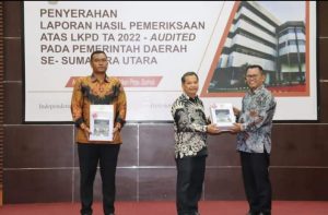 Terima LHP LKPD TA 2022 dari BPK RI, Pemkab Toba Sukses Raih WTP Ketujuh Kalinya